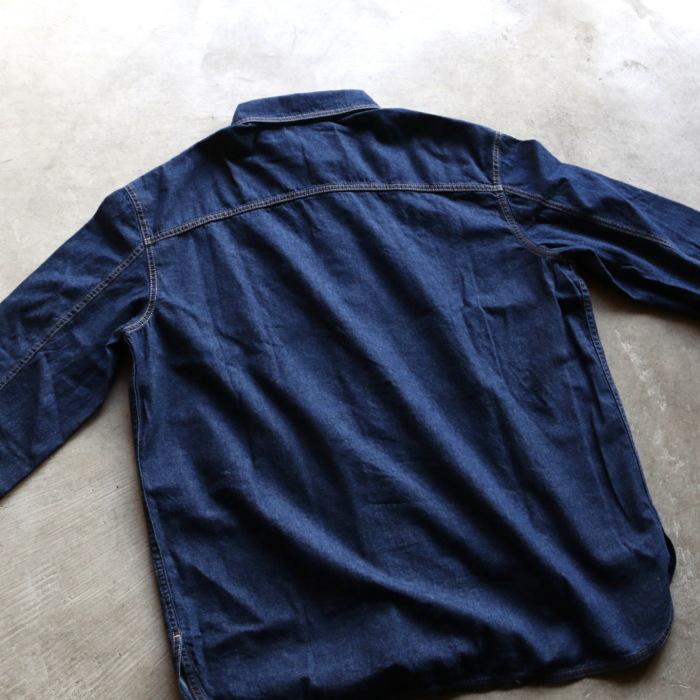 MAISON KITSUNE（メゾン キツネ） シャツ オーバーサイズ デニム