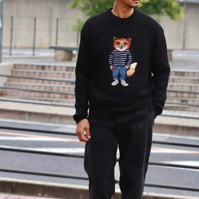 MAISON KITSUNE（メゾン キツネ） ニット セーター ドレスド