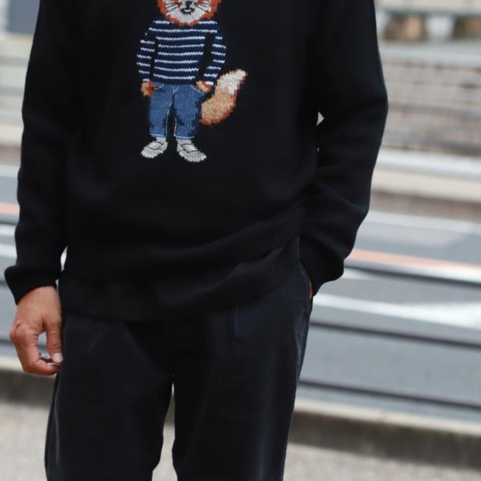 MAISON KITSUNE（メゾン キツネ） ニット セーター ドレスド