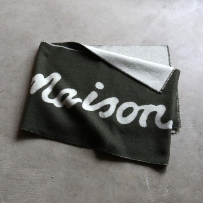 MAISON KITSUNE（メゾン キツネ） マフラー メンズ レディース ギフト