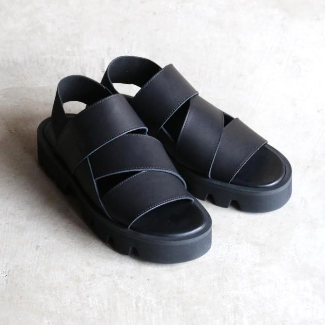 PADRONE（パドローネ） レザー サンダル コンビネーション ストラップ