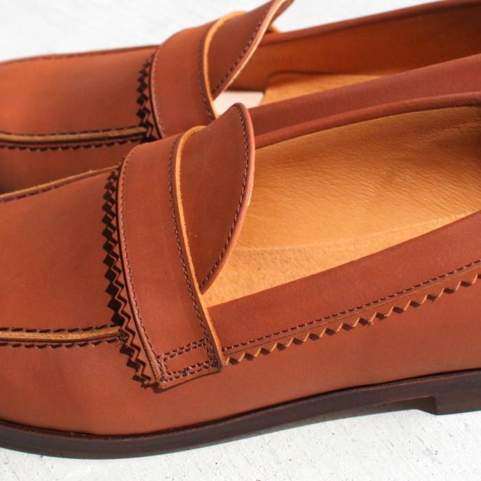 PADRONE（パドローネ） 靴 ピンキング ローファー PINKING LOAFERS