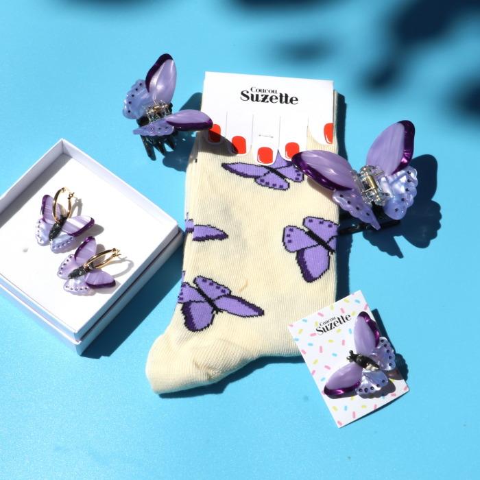 ククシュゼット 正規商品 アクセ ピン クリップ 虫 かわいい ギフト