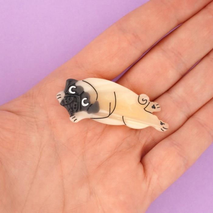 ククシュゼット 正規商品 ヘアアクセ クリップ ピン 犬 Coucou Suzette