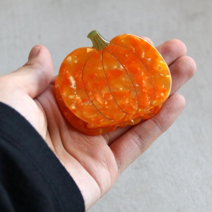 ククシュゼット 正規商品 ヘア アクセ 新作 秋 ハロウィン かぼちゃ