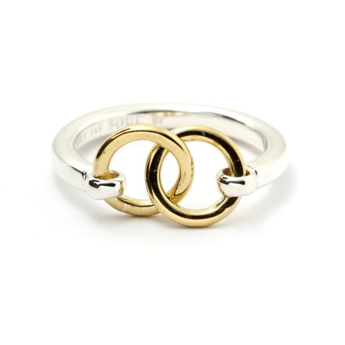 シンパシーオブソウル リング SYMPATHY OF SOUL Unity Double Ring SILVER BRASS ユニティー ダブル リング シルバー 真鍮の画像