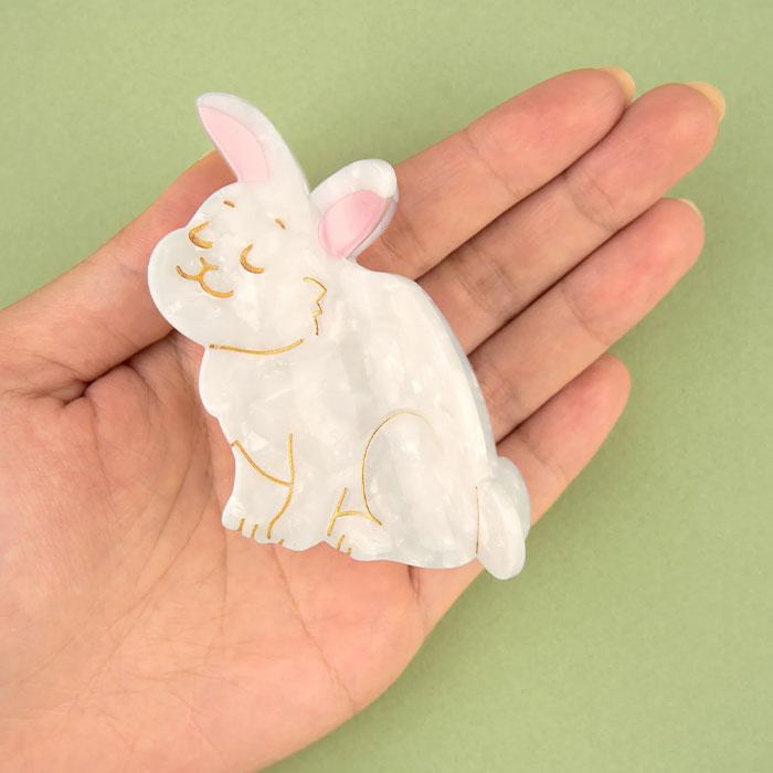 かわいいうさぎ　SUAREZ　2点セット ククシュゼット 正規商品 ヘア アクセ ギフト 新作 動物 可愛い