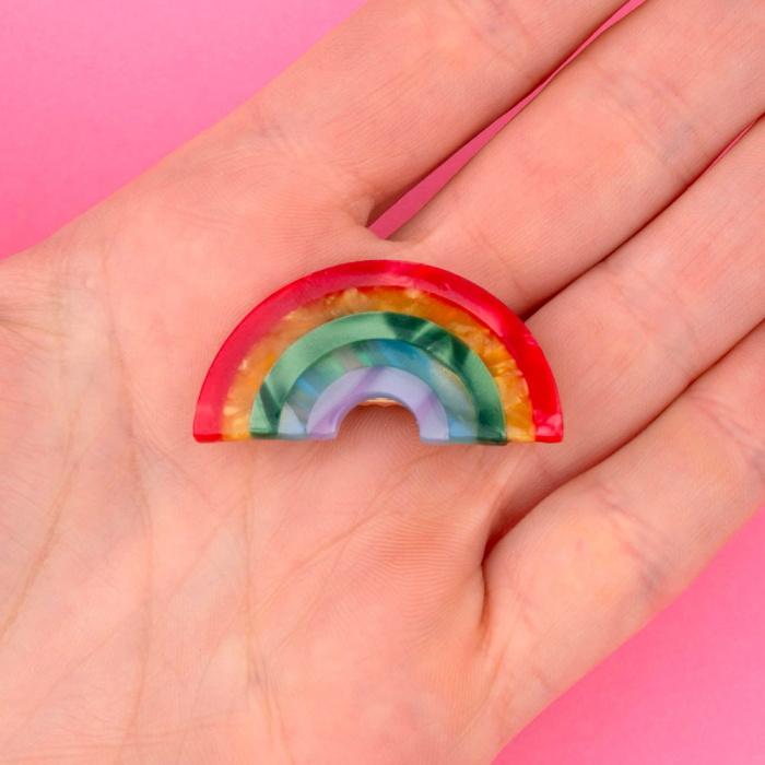 ククシュゼット 正規商品 ヘア アクセ かわいい 虹 フランス Coucou