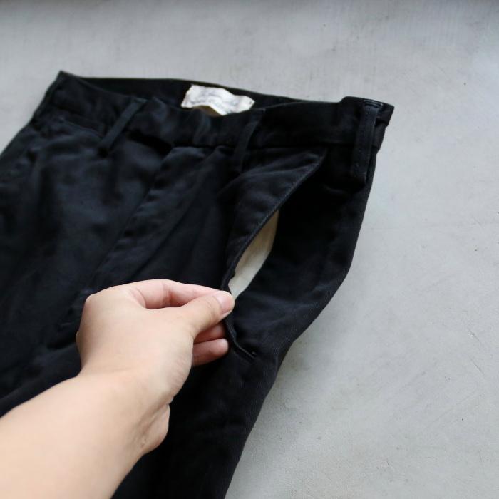 レミレリーフ　ブラック XL チノパン 裾ジッパー付き レミレリーフ ブラック XL チノパン 裾ジッパー付き