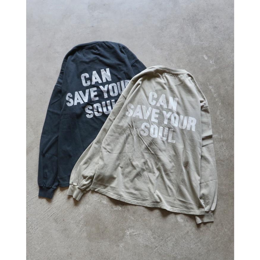 【REMI RELIEF/レミレリーフ】Print L/S Tee REMI RELIEF（レミ レリーフ） Tシャツ プリントロンT HARD SP加工20