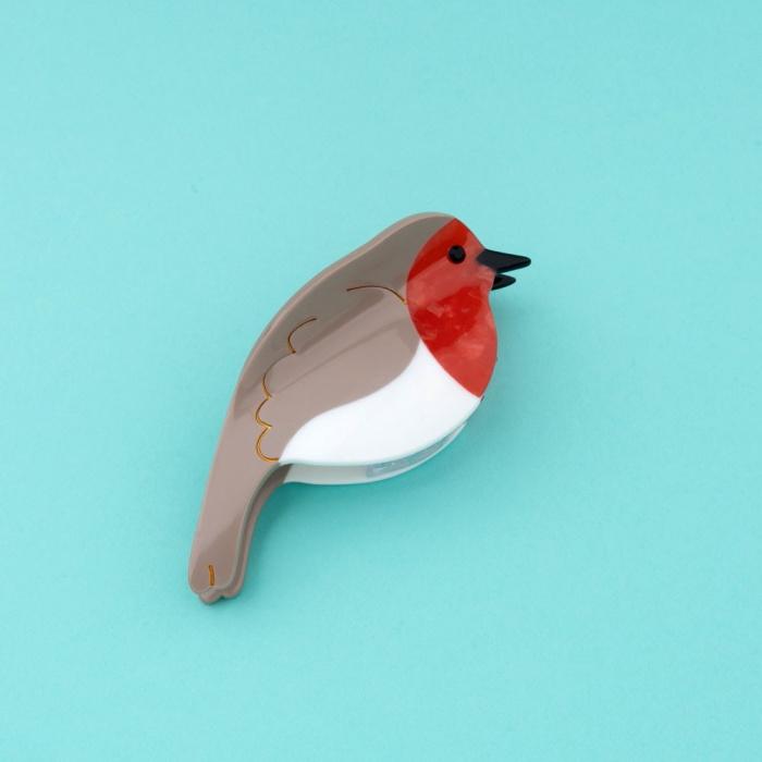 白鳥　ヘアクリップ　LOU DE BETOLY すぐ届く☆Coucou Suzette(ククシュゼット) Swan スワン 白鳥