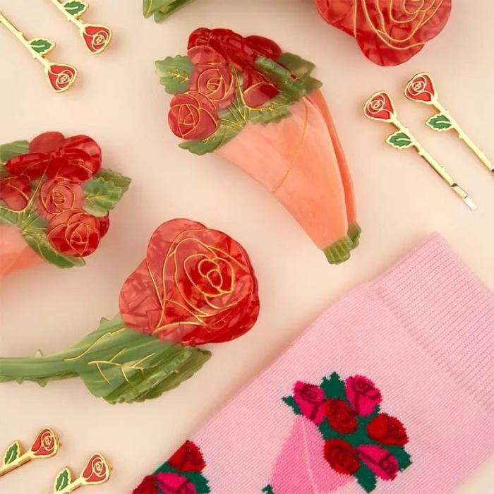 ククシュゼット 正規商品 ヘア アクセ クリップ かわいい 花 ギフト