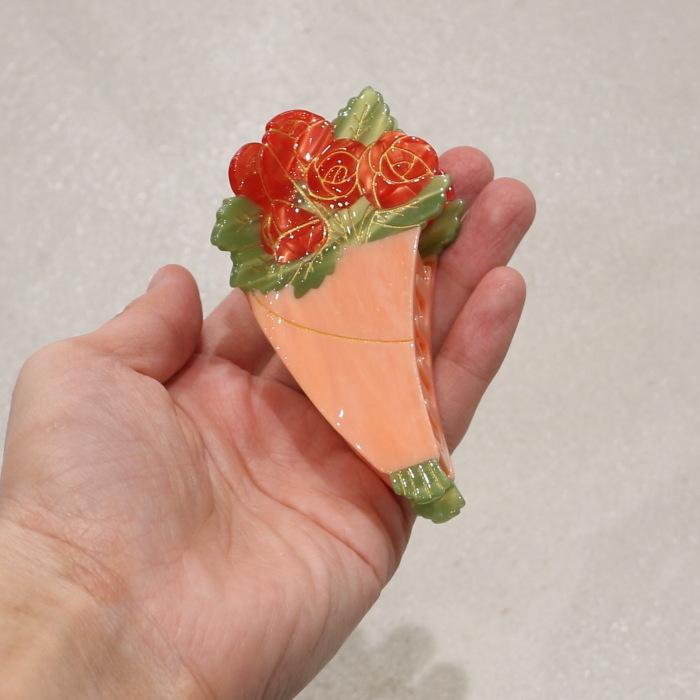 ククシュゼット 正規商品 ヘア アクセ クリップ かわいい 花 ギフト