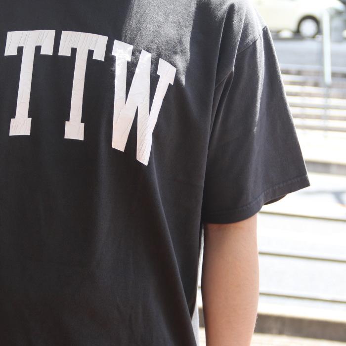 ROTTWEILER ロットワイラー トップス RTTW ピグメント ロゴ 半袖