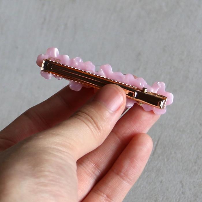ククシュゼット 正規商品 ヘアアクセ クリップ ピン ヘアピン 桜 花