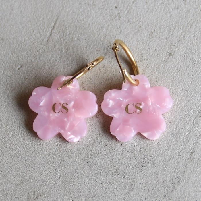 ククシュゼット 正規商品 ピアス レディース 両耳用 桜 花 かわいい