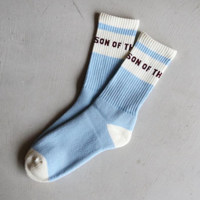 SON OF THE CHEESE 1/100 (BLUE)プール　サノバチーズ SON OF THE CHEESE（サノバチーズ） 靴下 プールソックス POOLSOX