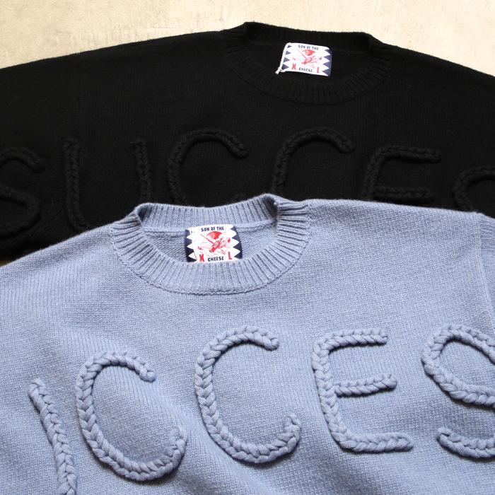 SON OF THE CHEESE（サノバチーズ） トップス ニット サクセス クルー