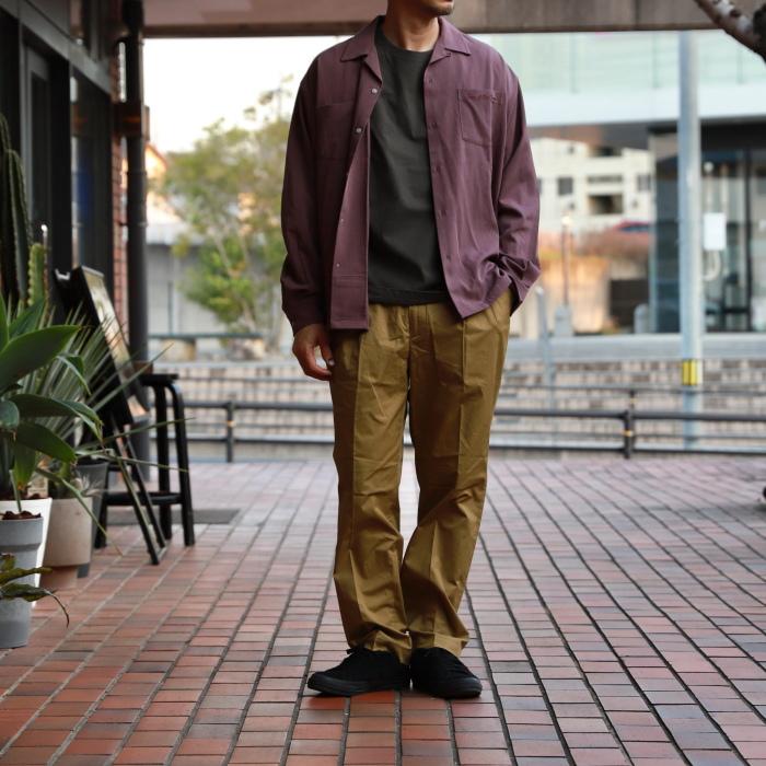 SON OF THE CHEESE サノバチーズ オープンカラー レーヨン L SON OF THE CHEESE（サノバチーズ） トップス レーヨン オープンカラー