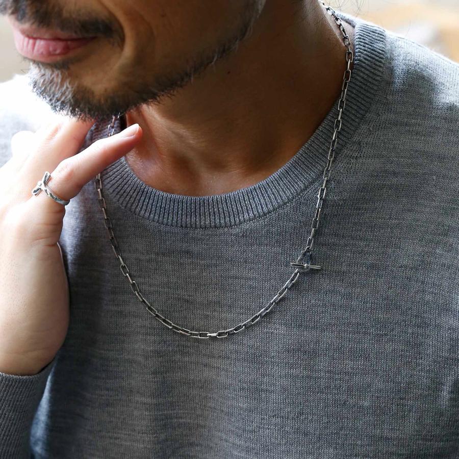 スーマンダックワ シンパシーオブソウル Suman Dhakhwa SOS コラボレーション トグル ネックレス Collaboration Toggle Necklace Silver シルバー 燻しの画像