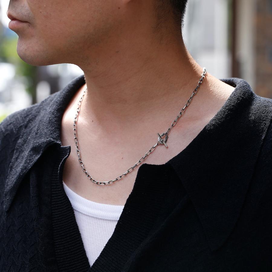 スーマンダックワ シンパシーオブソウル Suman Dhakhwa SOS コラボレーション トグル ネックレス Collaboration Toggle Necklace Silver シルバー 燻しの画像