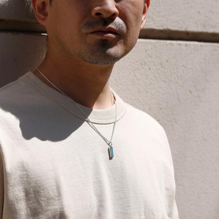 Suman Dhakhwa（スーマンダックワ） ネックレス モクメ レクタングル