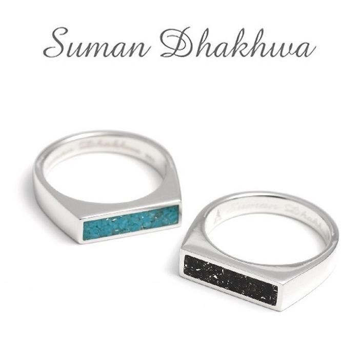 Suman Dhakhwa（スーマンダックワ） ジュエリー リング レクタングル