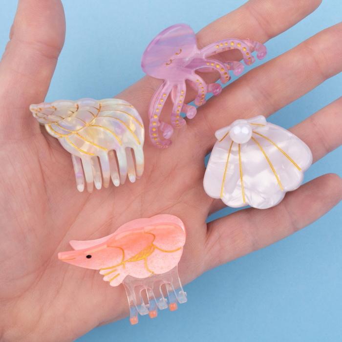 ククシュゼット 正規商品 ヘア アクセ クリップ かわいい 海 夏
