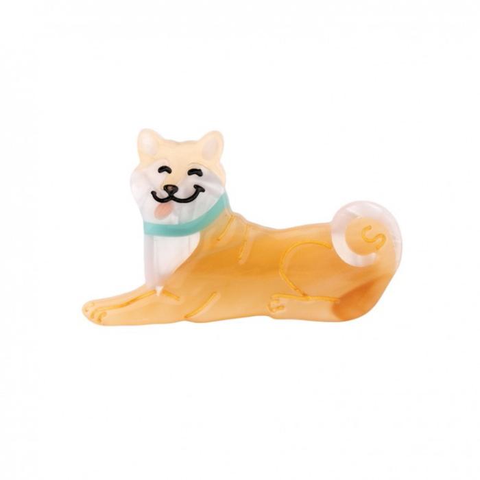 ククシュゼット 正規商品 ヘアアクセ クリップ ピン 犬 柴犬 Coucou
