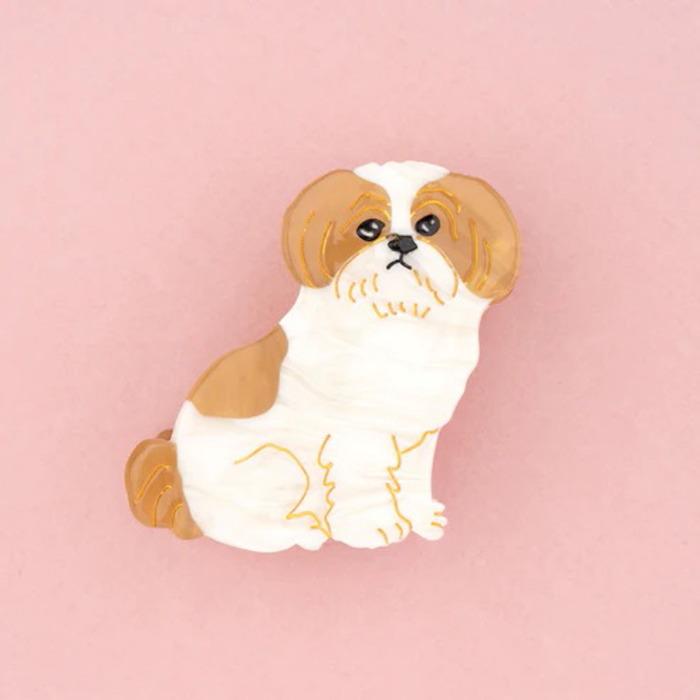 ククシュゼット 正規商品 ヘア アクセ クリップ 犬 Coucou Suzette