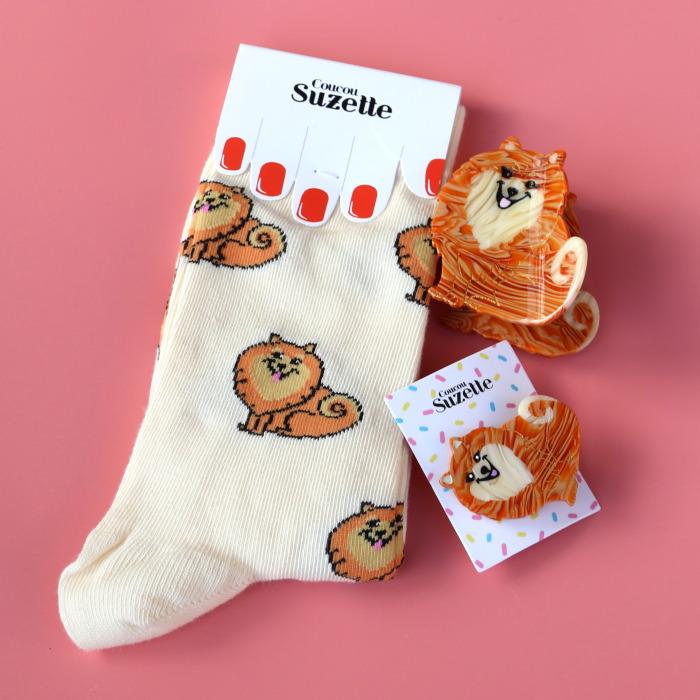 ククシュゼット 正規商品 ヘア アクセ クリップ 犬 かわいい 新作