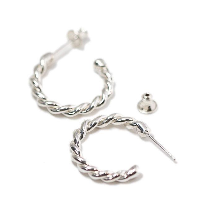 シンパシーオブソウル スタイル レディース SYMPATHY OF SOUL Style ツイストピアス シルバー  Twist Pierce SILVER｜charger｜06