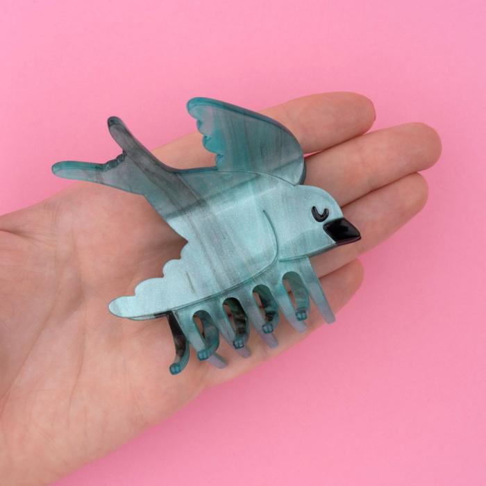ククシュゼット 正規商品 ヘア アクセ クリップ かわいい 鳥 おしゃれ