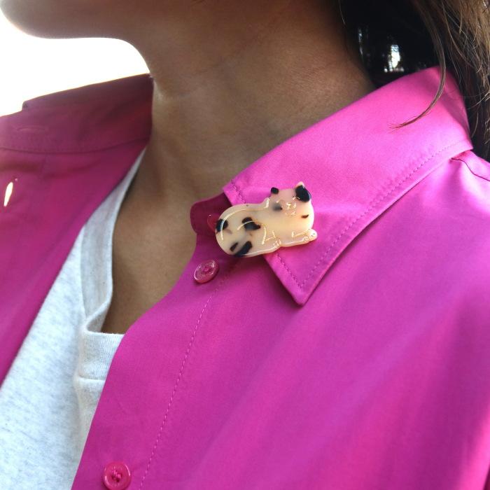 ククシュゼット 正規商品 ヘア アクセ ピン 猫 トラネコ Coucou