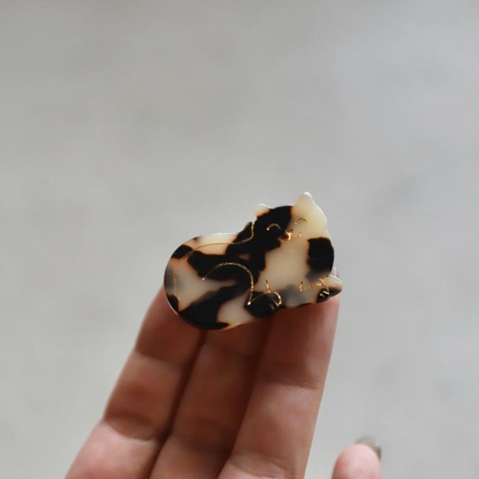 ククシュゼット 正規商品 ヘア アクセ ピン 猫 トラネコ Coucou