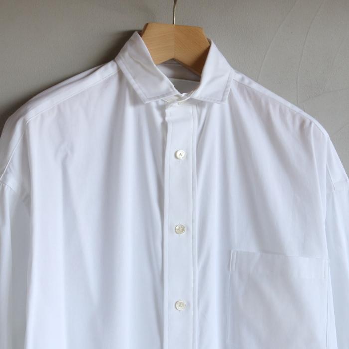 ティッカ レディース シャツ TICCA スクエアビッグシャツ SQUARE BIG SHIRT ホワイト WHITE 2021秋冬新作｜charger｜12