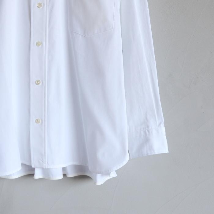 ティッカ レディース シャツ TICCA スクエアビッグシャツ SQUARE BIG SHIRT ホワイト WHITE 2021秋冬新作｜charger｜14