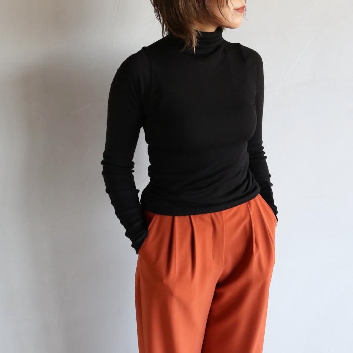 楽天ランキング1位 ウール シルク Ticca トップス レディース ティッカ トップス レディース 通販 Ticca ボトルネック 21秋冬新作 Black ブラック Neck Bottle Wool Silk Tシャツ カットソー Rankinengineering Com