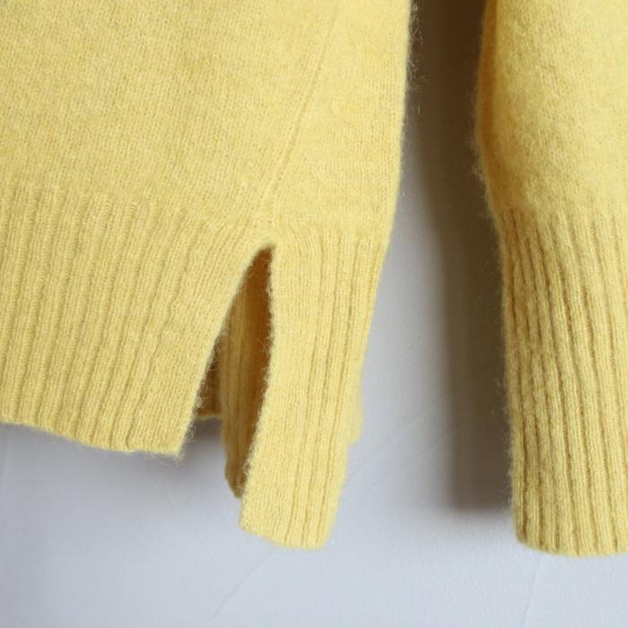 TICCA ティッカ ヤクウール Vネックニット ブラウン セーター