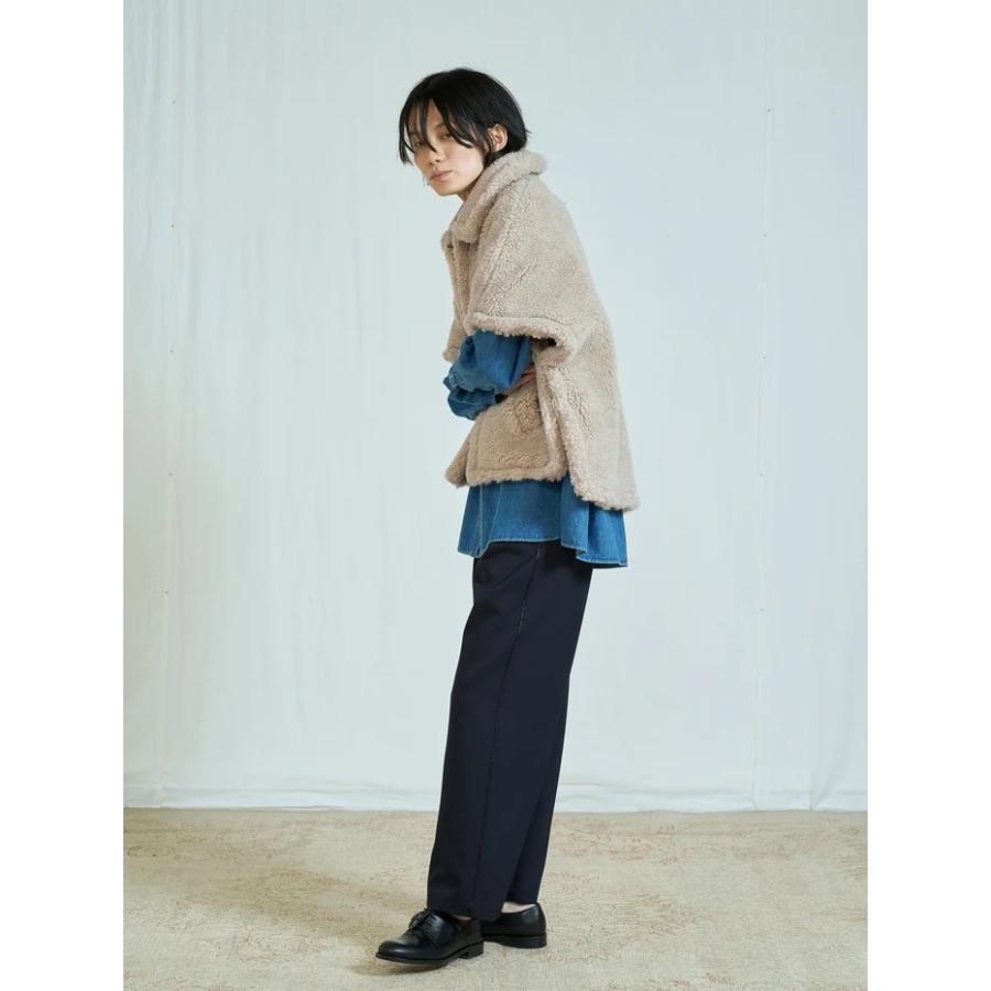 TICCA（ティッカ） アウター WOOLファーポンチョ Wool Fur Poncho