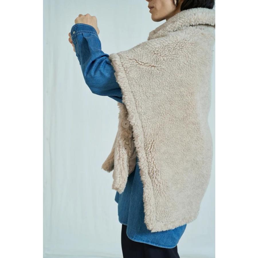 TICCA（ティッカ） アウター WOOLファーポンチョ Wool Fur Poncho
