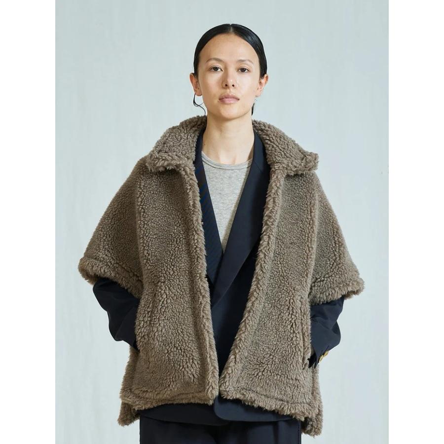 TICCA（ティッカ） アウター WOOLファーポンチョ Wool Fur Poncho