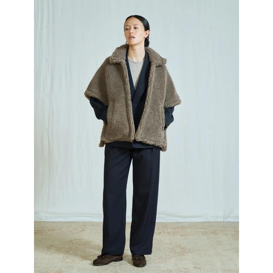 TICCA（ティッカ） アウター WOOLファーポンチョ Wool Fur Poncho