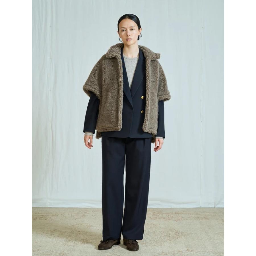 TICCA（ティッカ） アウター WOOLファーポンチョ Wool Fur Poncho