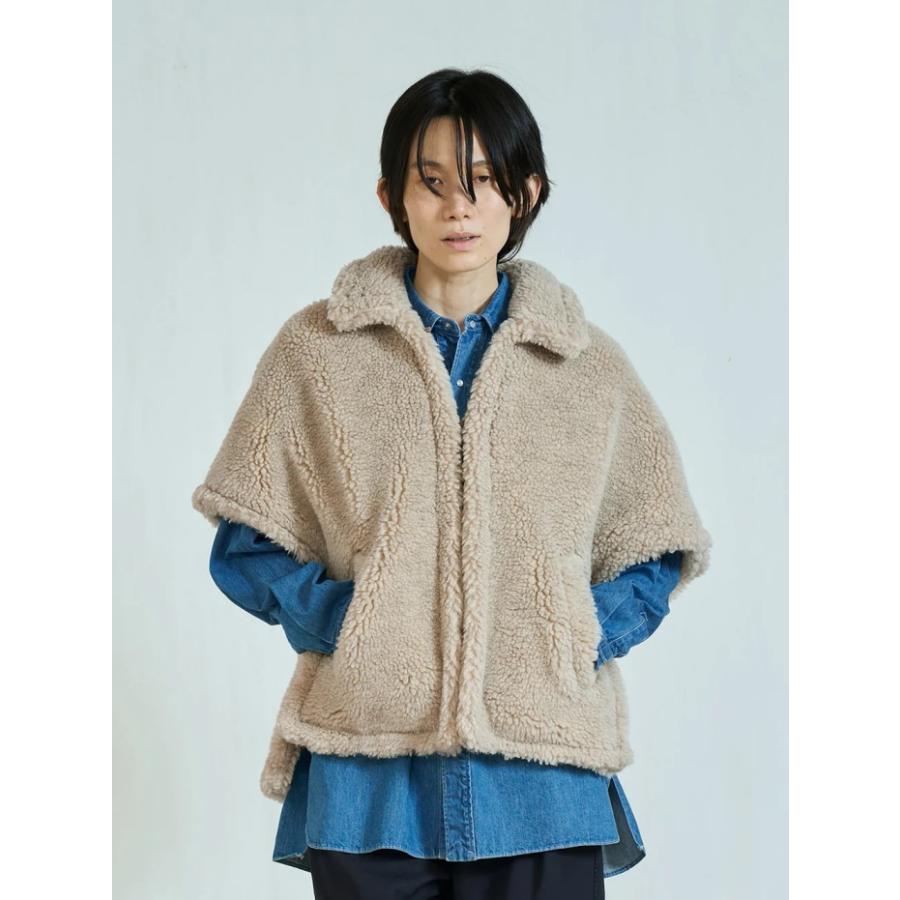 TICCA（ティッカ） アウター WOOLファーポンチョ Wool Fur Poncho