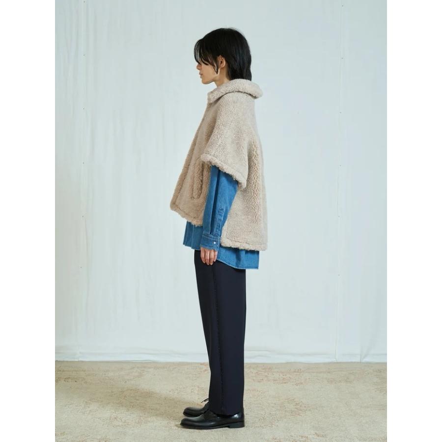 TICCA（ティッカ） アウター WOOLファーポンチョ Wool Fur Poncho