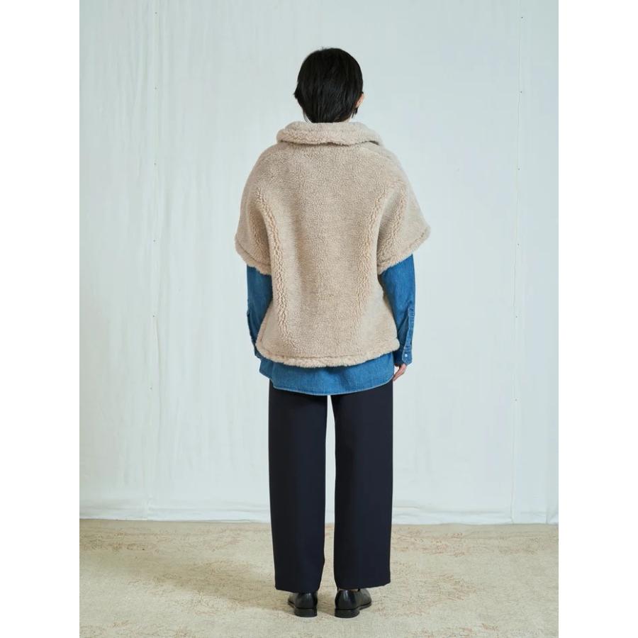 TICCA（ティッカ） アウター WOOLファーポンチョ Wool Fur Poncho