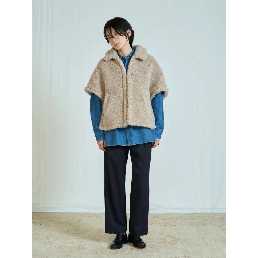 TICCA（ティッカ） アウター WOOLファーポンチョ Wool Fur Poncho