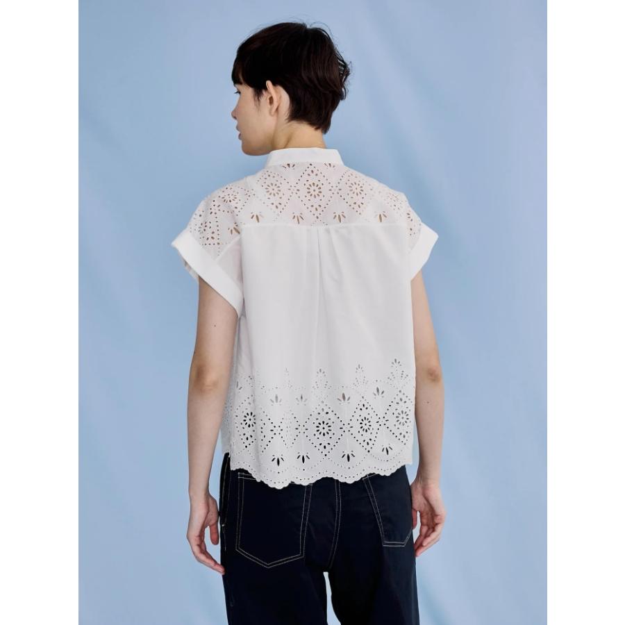TICCA（ティッカ） レディース トップス レース フレンチ シャツ Lace