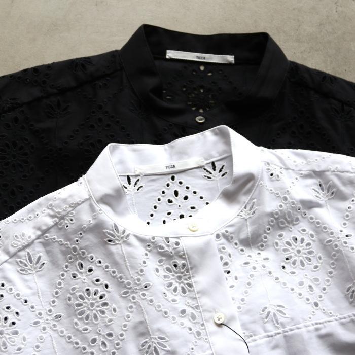 TICCA レースシャツ TICCA（ティッカ） レディース トップス レース フレンチ シャツ Lace